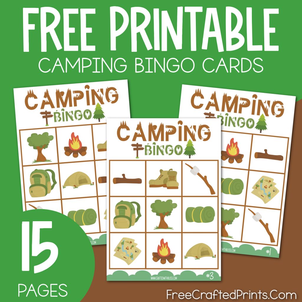 Camping Bingo For Kids
