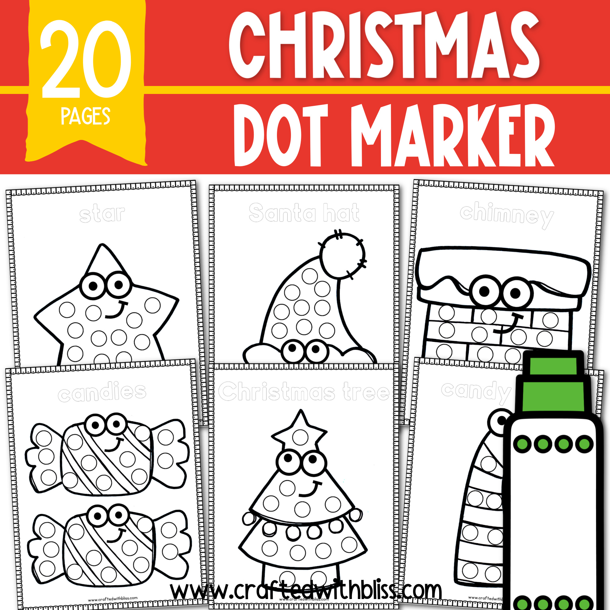 Free Dot Marker and Dot Sticker Printables {over 100 pages!}