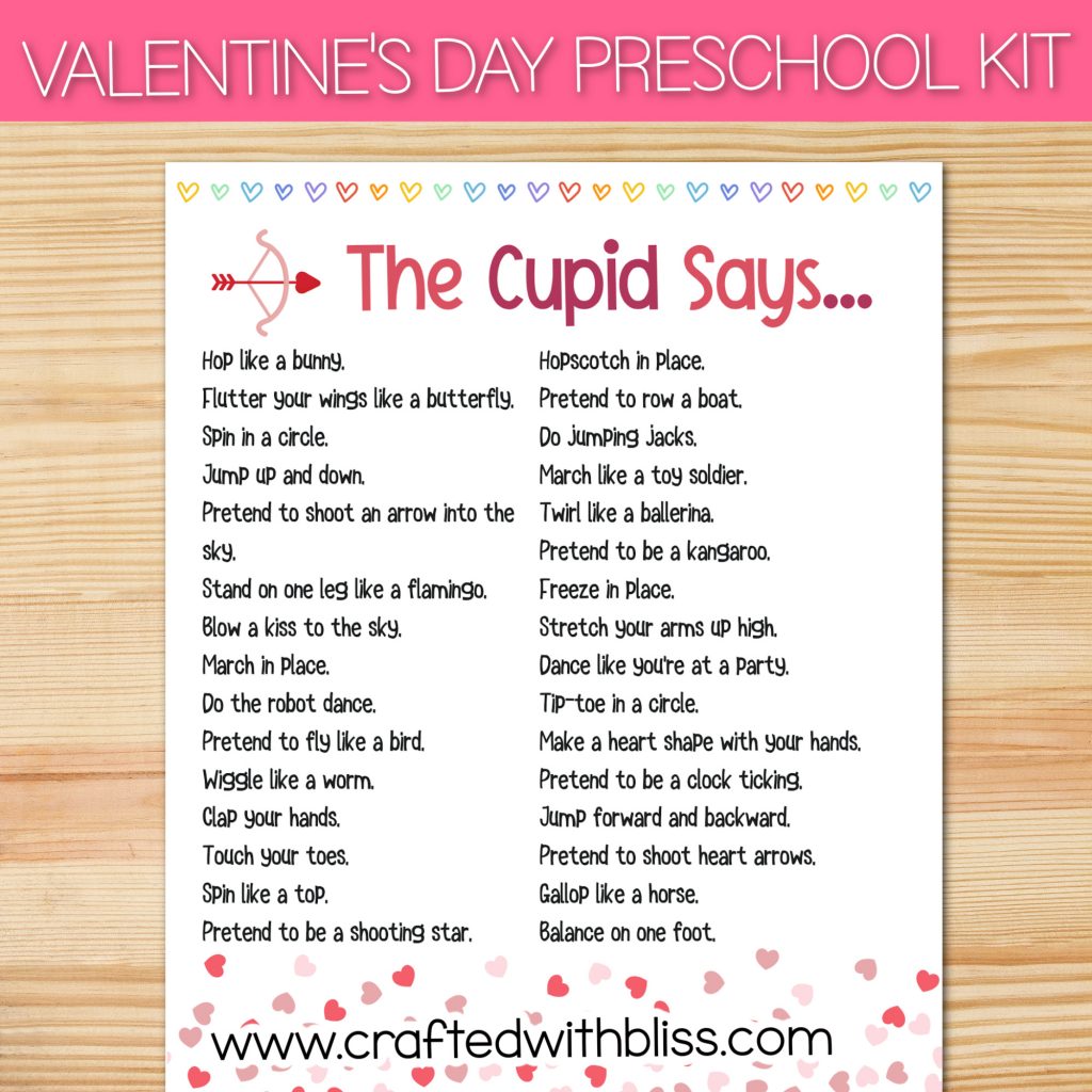 Valentine's Day Preschool Kit