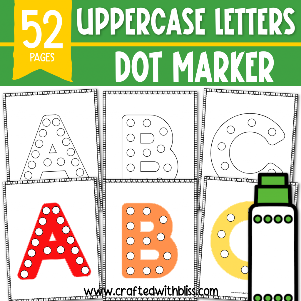 Free Alphabet Dot Marker Worksheet
