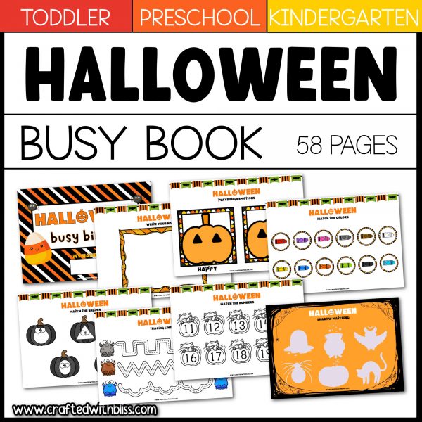 FREE Halloween Busy Book Binder