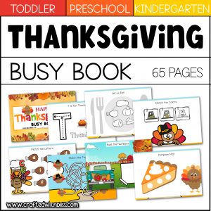 FREE Thanksgiving Busy Book Binder