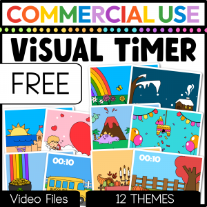 FREE Visual Timer for the Whole Year – Best Classroom Management Tool